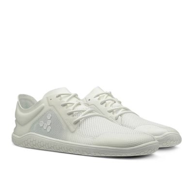 Vivobarefoot Men's Primus Lite II Running Shoes - White USA [JQZ208417]